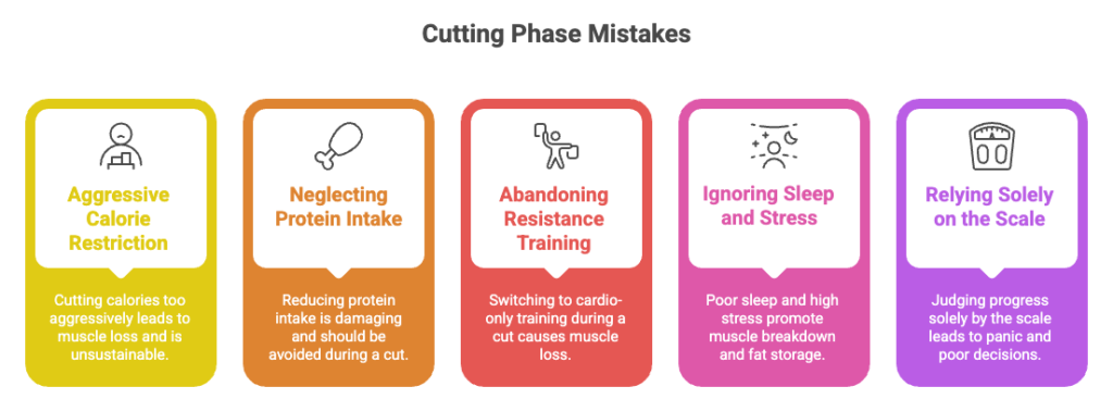 Guide to Cutting: Lose Fat, Keep Muscle infographic