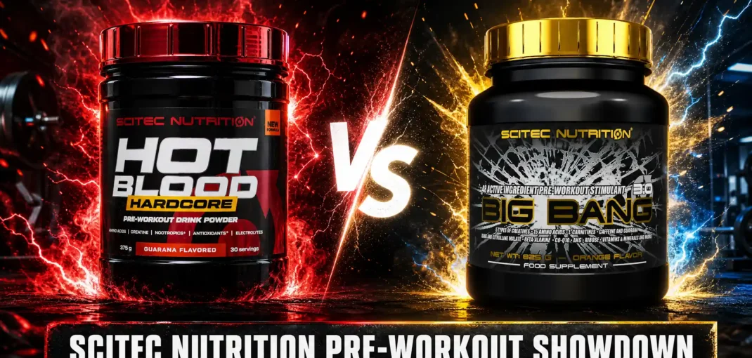 Hot Blood Hardcore vs Big Bang 3.0 pre workout comparison
