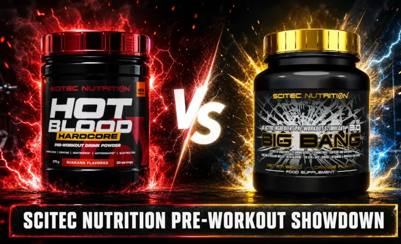 Hot Blood Hardcore vs Big Bang 3.0 pre workout comparison